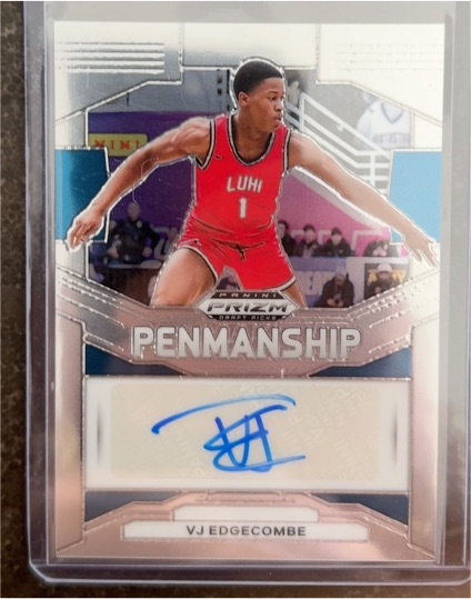 2024 Panini Prizm Draft Picks #PVJE VJ Edgecombe — front