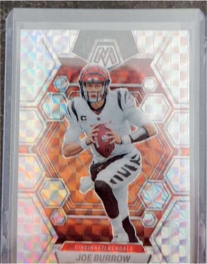 2023 Panini Mosaic Silver Prizm #40 Joe Burrow — front