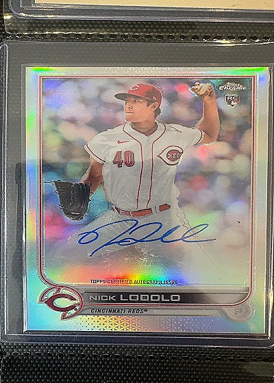 2022 Topps Chrome #RA-NL Nick Lodolo — front
