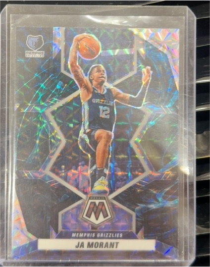 2021-22 Panini Mosaic #12 Ja Morant — front