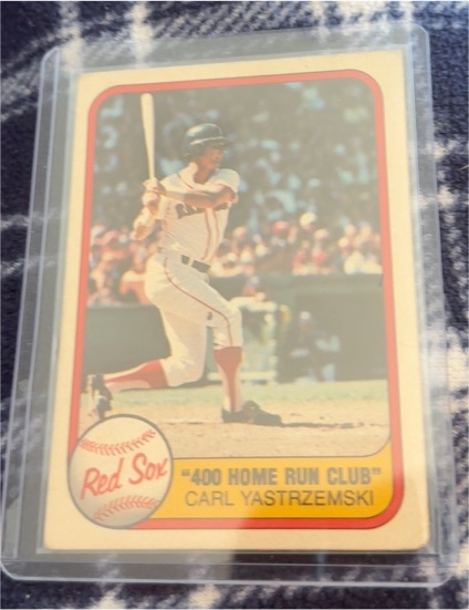 1981 Fleer #638 Carl Yastrzemski — front