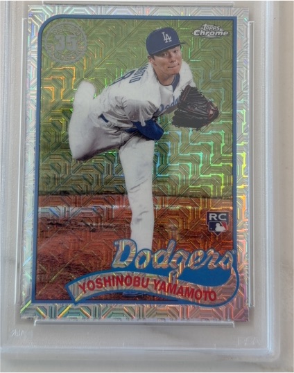 2024 Topps Series 2 1989 Topps Chrome #2T89C-26 Yoshinobu Yamamoto — front