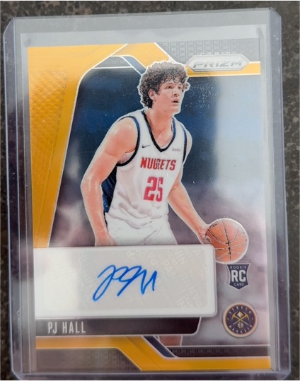 2024-25 Panini Prizm #RSI-PJH PJ Hall Rookie Signatures — front