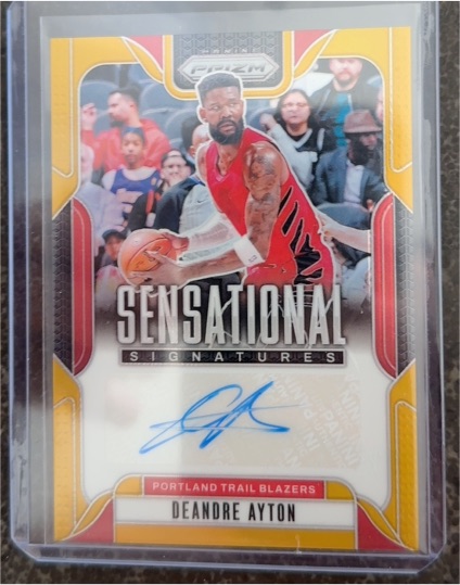 2024-25 Panini Prizm Sensational Signatures #SS-DND Deandre Ayton — front