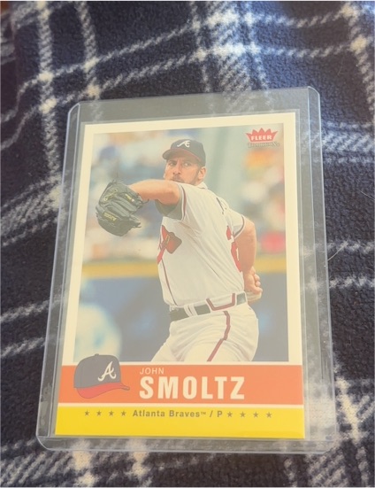 1993 Fleer #430 John Smoltz — front