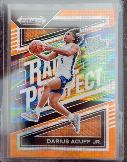 2024 Panini Prizm Draft Picks #7 Darius Acuff Jr. Rated Prospect — front