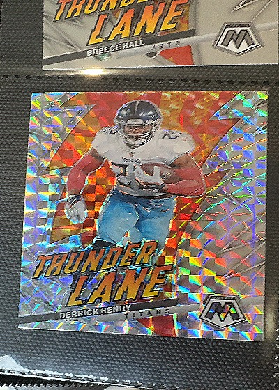 2023 Panini Mosaic Thunder Lane #TL-DH Derrick Henry Titans — front