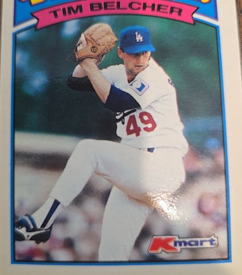 1989 Topps Kmart Dream Team #9 Tim Belcher — front