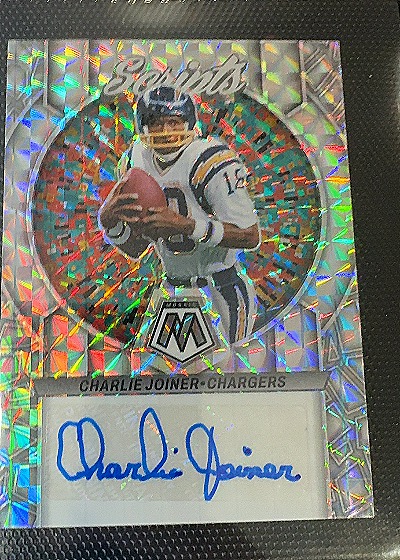 2023 Panini Mosaic #S32 Charlie Joiner Scripts Autograph — front