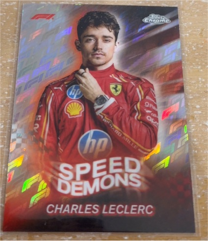 2024 Topps Chrome Formula 1 #SD-3 Charles Leclerc Speed Demons — front