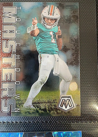 2023 Panini Mosaic #TM-TT Tua Tagovailoa Touchdown Masters — front