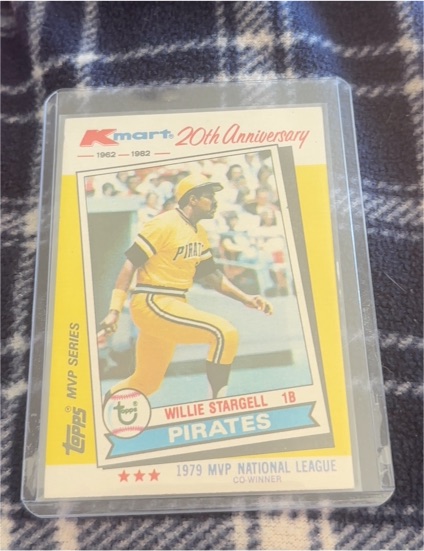 1982 Topps Kmart 20th Anniversary #37 Willie Stargell — front