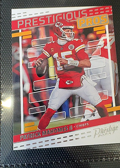 2023 Panini Prestige #PP-2 Patrick Mahomes II Prestigious Pros — front