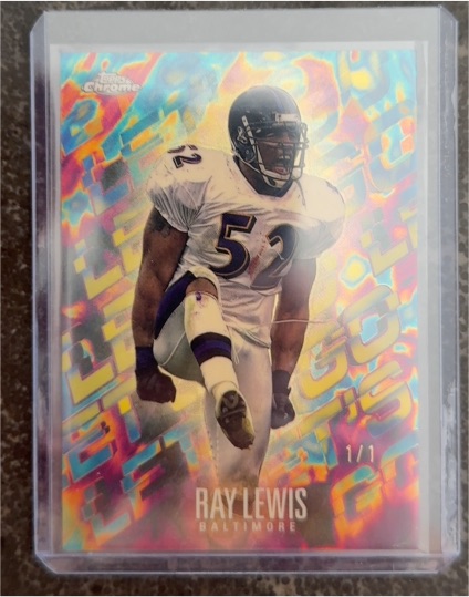 2024 Topps Chrome #LG-1 Ray Lewis Let's Go SSP — front