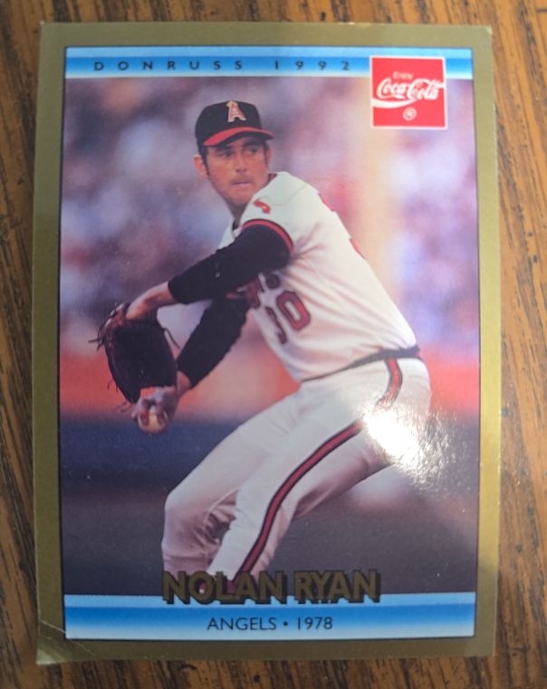 1992 Donruss Coca-Cola #12 Nolan Ryan — front