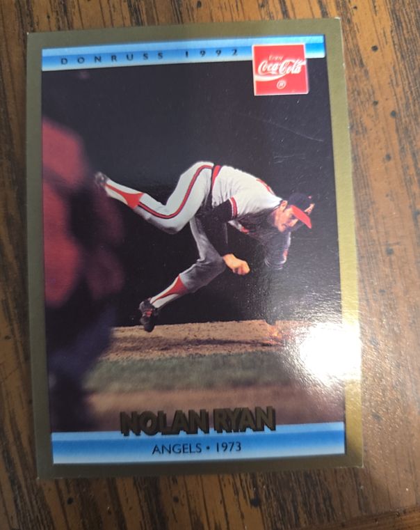 1992 Donruss Coca-Cola #7 Nolan Ryan — front