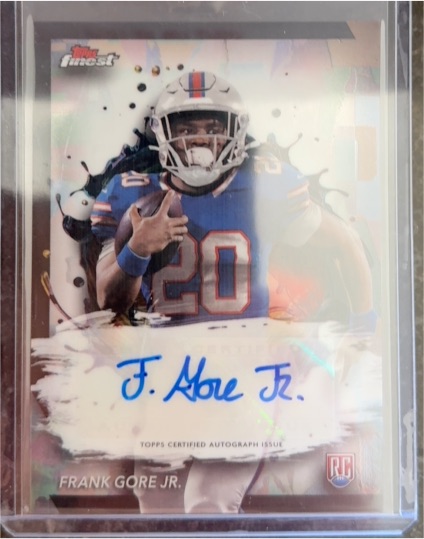 2024 Topps Finest #RFA-FG Frank Gore Jr. — front
