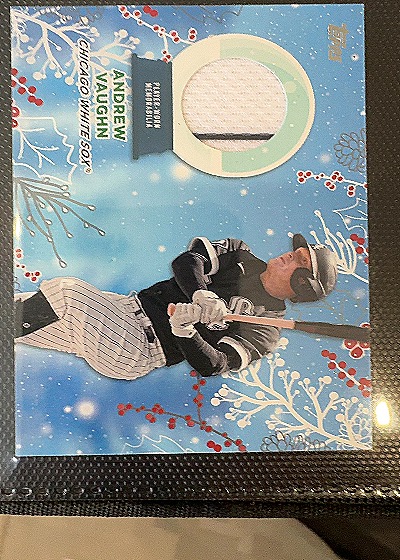 2023 Topps Holiday Relics #RC-AVA Andrew Vaughn — front