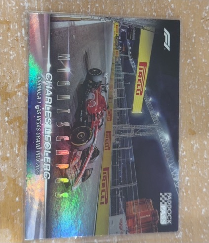 2024 Topps Paddock Pass Charles Leclerc NIGHTSCAPES INSERT — front