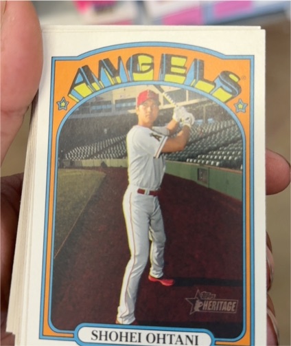 2021 Topps Heritage #245 Shohei Ohtani — front