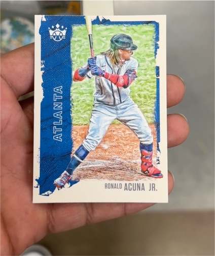 2021 Panini Diamond Kings #166 Ronald Acuna Jr. — front