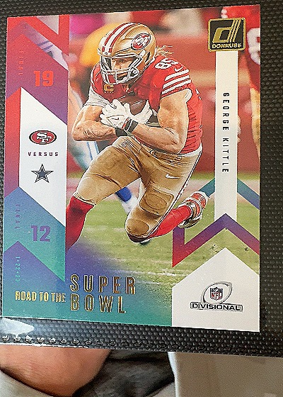 2023 Donruss Road to the Super Bowl #RTSBD-GK George Kittle — front