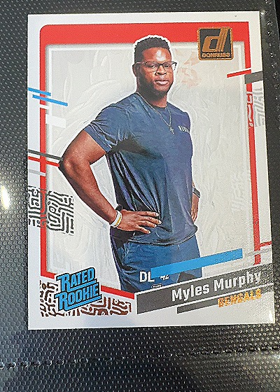 2023 Donruss #48 Myles Murphy Rated Rookie Portrait — front