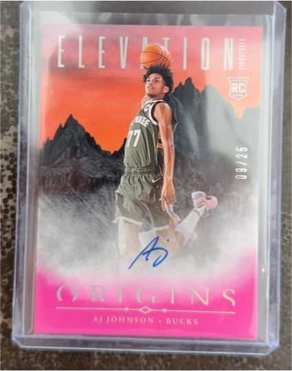 2024 Panini Origins Elevation #AJ Johnson — front