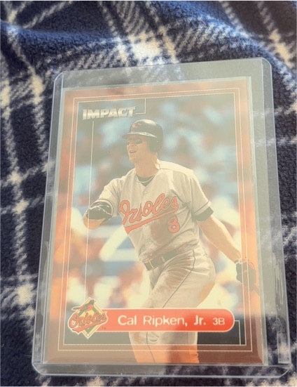2000 Fleer Impact #1 Cal Ripken Jr. — front