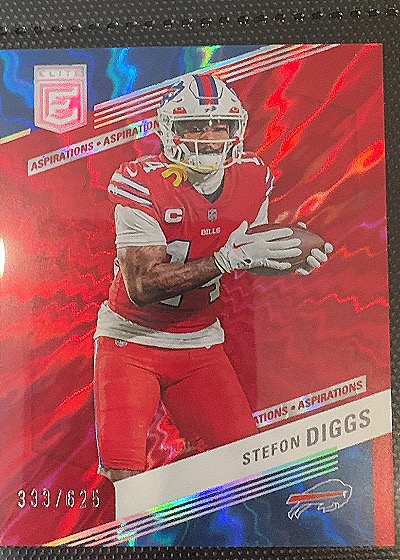 2023 Panini Donruss Elite #90 Stefon Diggs Aspirations Shimmer — front