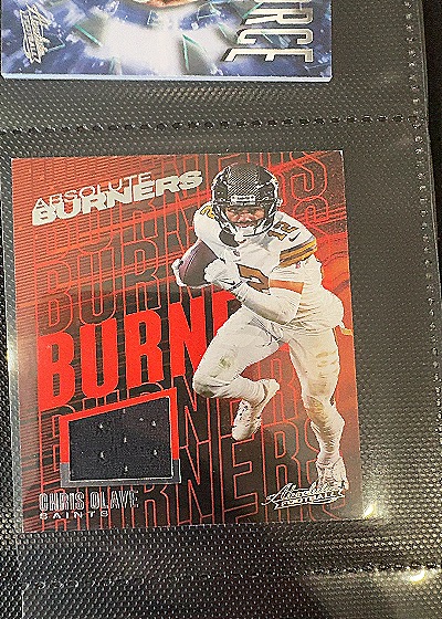 2023 Panini Absolute Absolute Burners #AB-8 Chris Olave — front
