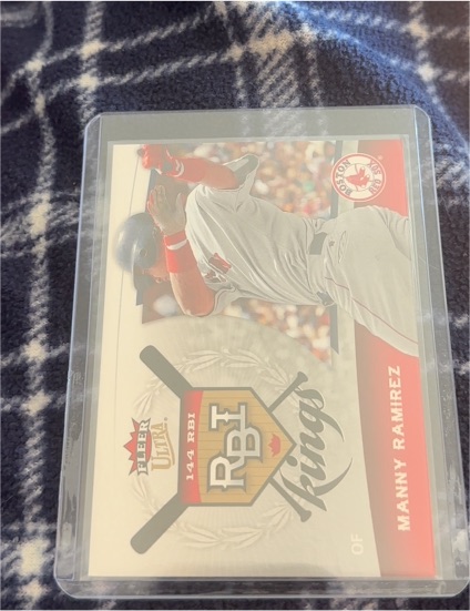 2006 Fleer Ultra #RBI3 Manny Ramirez RBI Kings Boston Red Sox — front