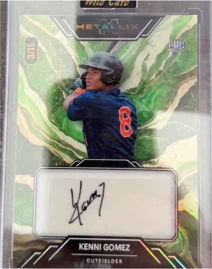 2024 Wild Card Metallix #3/15 Kenni Gomez — front