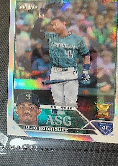 2023 Topps Chrome Update #ASGC-1 Julio Rodriguez Seattle Mariners — front