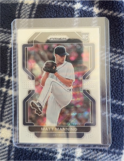 2022 Panini Prizm #260 Matt Manning — front