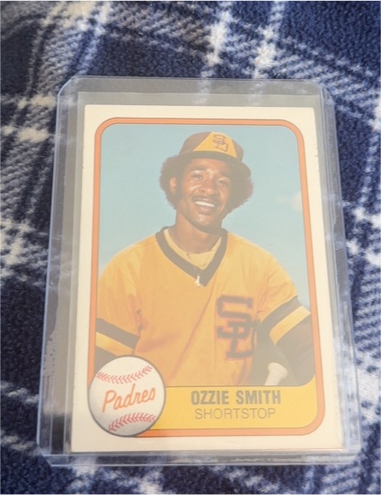 1981 Fleer #488 Ozzie Smith — front