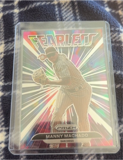 2022 Panini Prizm Fearless #FL-18 Manny Machado — front