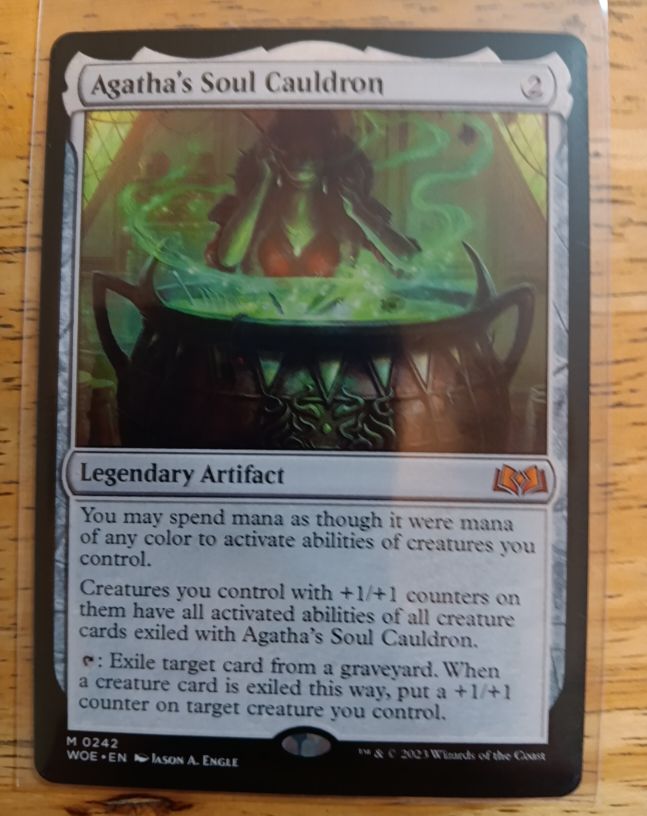 2023 Magic: The Gathering #242 Agatha's Soul Cauldron — front