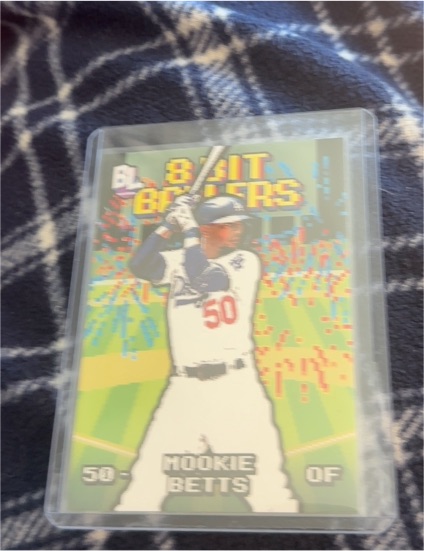 2023 Topps Big League 8-Bit Ballers #8B-1 Mookie Betts — front