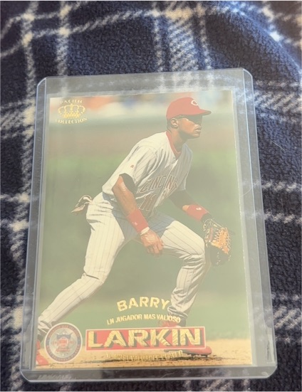 1996 Pacific Crown Collection #50 Barry Larkin — front