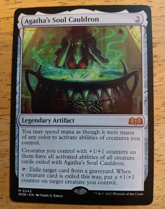 2023 Magic: The Gathering #242 Agatha's Soul Cauldron — front
