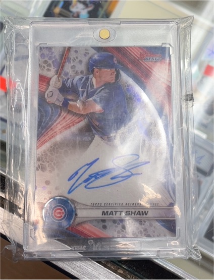 2024 Bowman's Best #B24-MS Matt Shaw — front