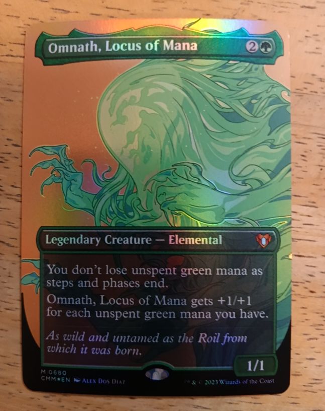 2023 Commander Masters #0680 Omnath, Locus of Mana — front