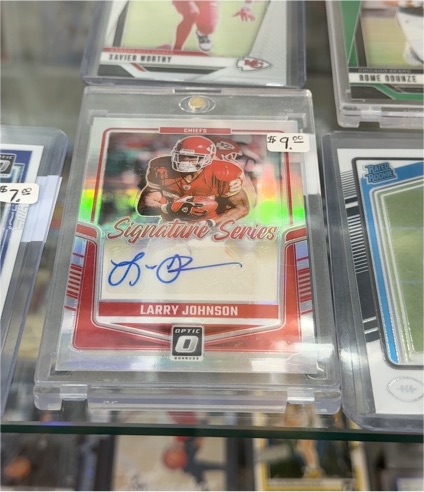 2024 Panini Donruss Optic #SSH-LJ Larry Johnson Signature Series Auto — front