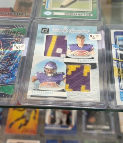 2024 Donruss Rookie Sweaters #RHD-MIN J.J. McCarthy/Dallas Turner — front