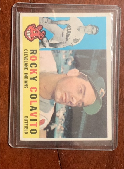 1960 Topps #400 Rocky Colavito — front