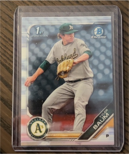 2019 Bowman Draft Chrome #BDC-109 Tyler Baum — front