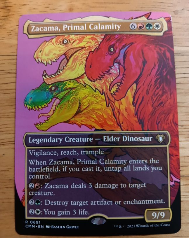 2023 Magic: The Gathering Commander Masters #0691 Zacama, Primal Calamity — front