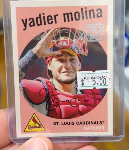 2021 Topps 70 Years of Topps #70YT-9 Yadier Molina — front