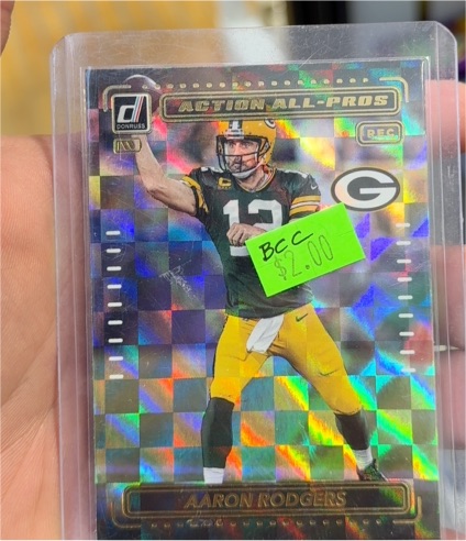 2022 Donruss Football #AP-1 Aaron Rodgers Action All Pro Insert — front